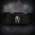 thumbnail image 2 of Spartan Mask Tungsten Carbide Ring, 2 of 3