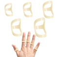 thumbnail image 1 of Pack of 5 Oval Finger Splint Finger Protectors for Arthritis, Hammer Finger Support Finger Splint, 1 of 5