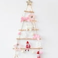 thumbnail image 3 of Adorno De árbol De Navidad En Niveles, Adornos Colgantes De Madera Con Estrella Y Cuerda, Decoración De árbol De Navidad De Madera, Decoración De Pared Para árbol De Navidad, 3 of 8