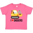 thumbnail image 3 of Inktastic Construction Truck I Love Diggers Boys or Girls Baby T-Shirt, 3 of 5