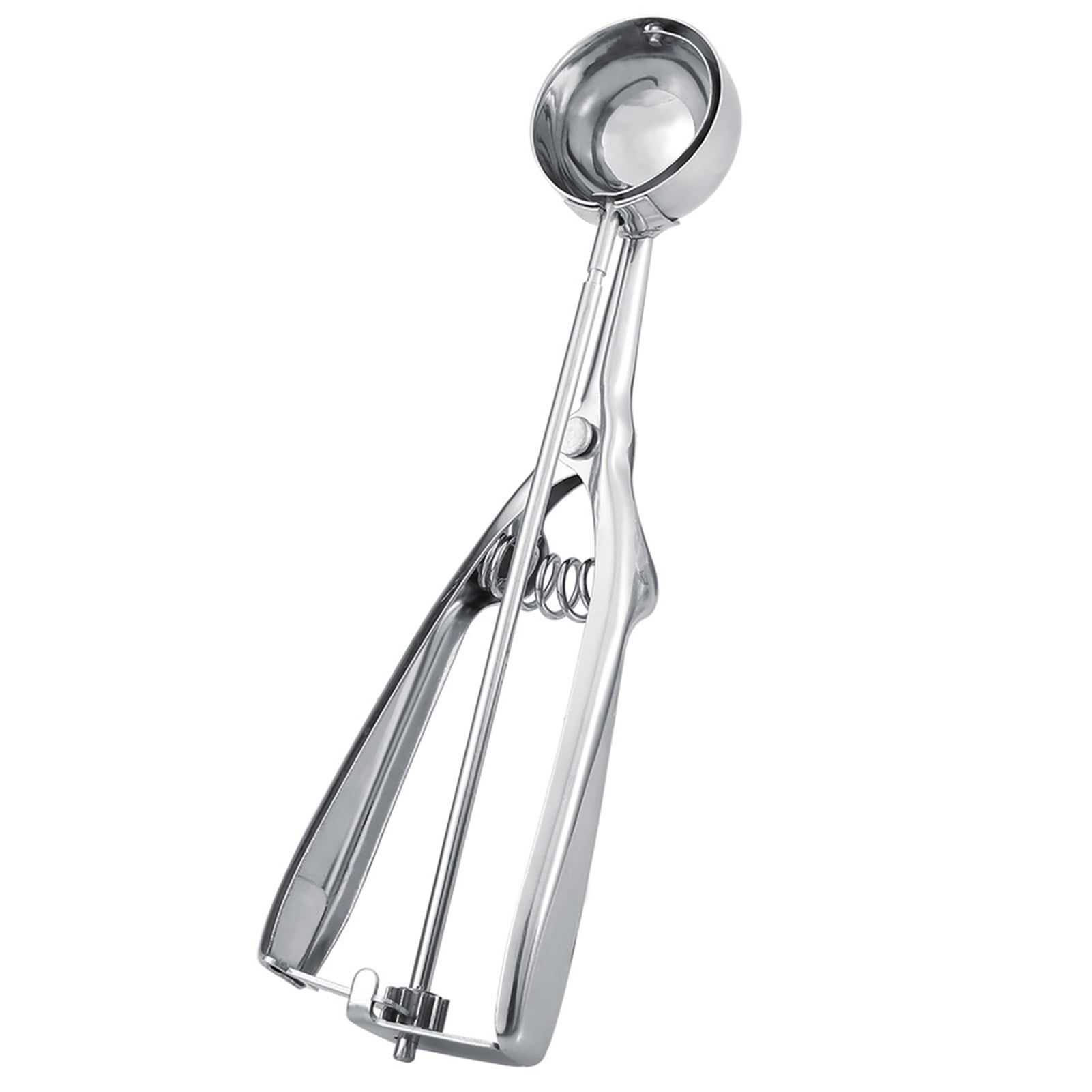 Set 3 Cuillères à Glace Acier Inoxydable 4cm 5cm 6cm - Cuillère Crème Glacée Réutilisable