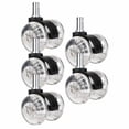 thumbnail image 2 of Heavy Duty Office Chair Caster Wheels 5Pcs Computer Chair Wheel for 2.5 inch, 2 of 8