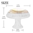 thumbnail image 3 of 4 Pcs Lattice Knobs for Kitchen Cabinet Cupboard Dresser Bookcase Drawer Pulls Handles Round Home Decor, 3 of 5