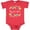 Vintage Red, variant on Inktastic Nanas Girl Bright Flowers Girls Baby Bodysuit