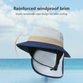 thumbnail image 4 of Gorra de surf UPF 50+ con correa para la barbilla - Sombrero transpirable para hombres y mujeres, pesca, navegación y deportes al aire libre, 4 of 5