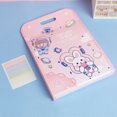 thumbnail image 2 of A4 Plastic File Folders Waterproof Transparent Expandable File Folder - Hand-held Organ Bag Paper File Folder, 2 of 5