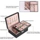 thumbnail image 3 of Jewelry Box Organizer, 2-Layer Lockable Jewelry Box, Soft Velvet Lining Ring Earrings Holder Necklace Bracelet Jewelry Display Storage Case Gift for W, 3 of 5