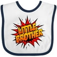 thumbnail image 3 of Inktastic Little Brother Comic Book Boys Baby Bib, 3 of 4