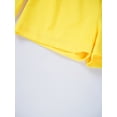 thumbnail image 5 of renvena Girls Quick Dry Boardshort Swim Shorts UPF50+ Running Shorts Summer Active Swim Trunks Yellow 10, 5 of 7