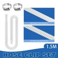 thumbnail image 3 of Replacement Hose for Above Ground Pools, Pool Hose, Pool Hoses for Above Ground Pools, Pool Accessories, Pool Replacement Parts, Pool Hose (White), 3 of 11