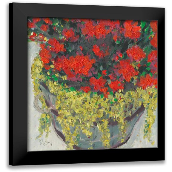 Dixon, Samuel 12x12 Black Modern Framed Museum Art Print Titled - Potted Plant III