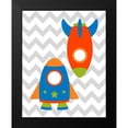 thumbnail image 2 of Robinson, Tamara 15x18 Black Modern Framed Museum Art Print Titled - Chevron Rocket II, 2 of 5