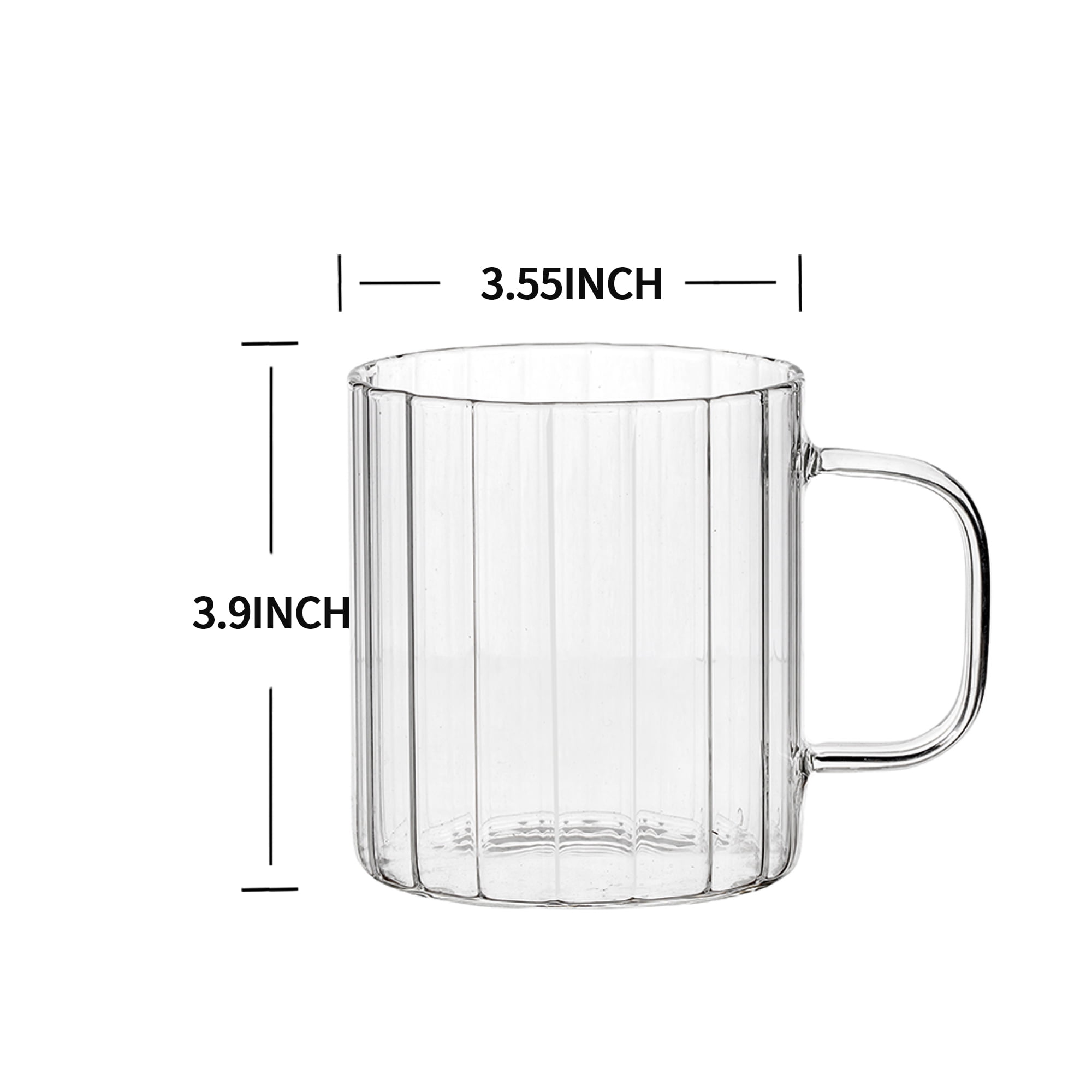 Mainstays Tasse en verre Rib 18oz