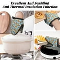 thumbnail image 3 of bear playing american football cute Oven Mitts Heat Resistant, Soft Lining Silicone Mini Oven Mitts with HangingLoop, Kitchen Oven Gloves Heat Resistant 500℉ for Baking Cooking Microwave, 3 of 7