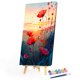 thumbnail image 2 of Kit de pintura por números DIY Poppy Hand Oil Art Picture Craft Home Wall Decor (2) Hugtrwg Para estrenar, 2 of 9