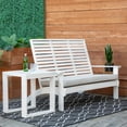 thumbnail image 7 of Linon Killick Acacia Outdoor Side Table, Antique White, 7 of 7