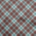 thumbnail image 1 of oneOone Cotton Poplin Brown Fabric Checks Craft Projects Decor Fabric Printed By The Yard 56 Inch Wide, 1 of 4