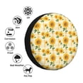 thumbnail image 2 of Kdxio Yellow White Plaid Sunflower for Tire Cover Wheel Protectors Tyre Covers Weatherproof Wheel Covers Universal Fit for Trailer Rv SUV Truck Camper Travel Trailers 14 inch, 2 of 5