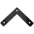 thumbnail image 1 of Plate Corner Flat 9 Inch Black N266-474, 1 of 1