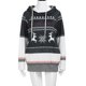 thumbnail image 4 of Pntutb Christmas Women Elk Snowflake Print tops Sudadera con capucha Pullover Blusa Pntutb Pntutb-2937, 4 of 7