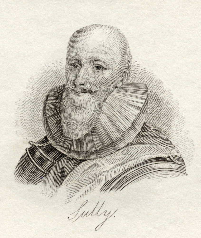 Maximilien Bthune Duc De Sully 1559-1641 Also Called Sovereign Prince DHenrichemont Et De Bosbelle Soldier Prominent French Minister And Counsellor To Henry Iv From The Book Crabbs Historical Diction