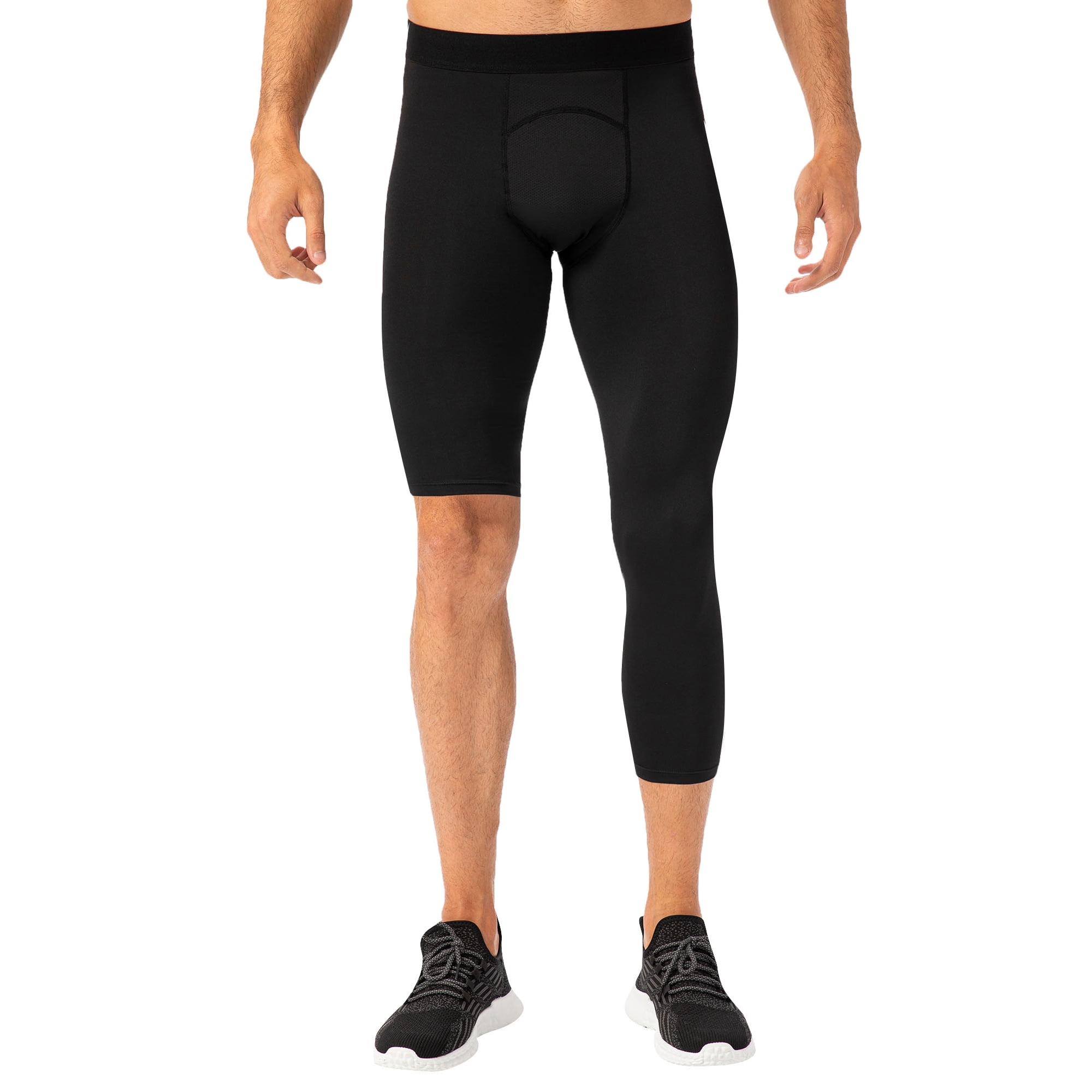 Men One Leg Leggings for Basketball Breathable Fitness Training Single Leg Tights Walmart
