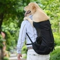 thumbnail image 3 of Woolala Light Weight Pet Carrier Backpack For Small And Medium Dogs, Veterinarian Approved Safe Bag For Travel - Easy Take Space Saving - Black M, 3 of 5