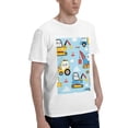 thumbnail image 2 of Bingfone Building Truck Men'S Loose Fit Short-Sleeve Pocket T-Shirt, 2 of 7