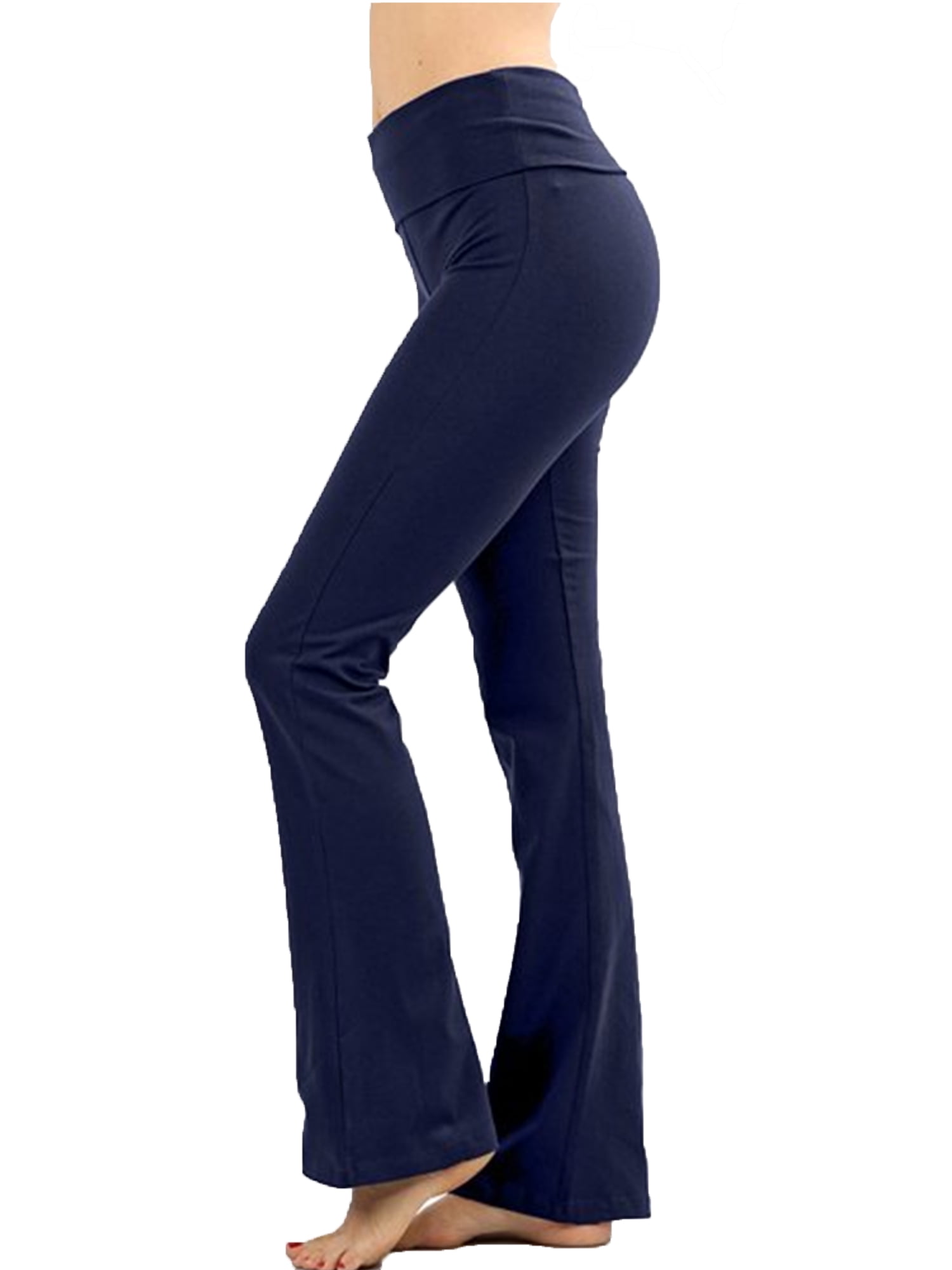 Women Bootcut Yoga Pants Bootleg Flared Trousers Workout Casual Fitness Stretch 
