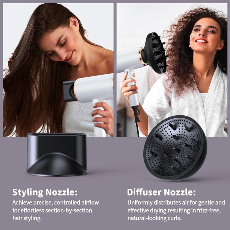 Obacre Professional Ionic Hair Dryer, 1600W Low Noise photo 7