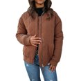 thumbnail image 1 of REDHOTYPE Women's Button Long Sleeve Brushed Jacket Coats with Pockets, 1 of 1