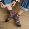 thumbnail image 3 of Naloa Thanksgiving Turkey 2 Ankle Socks for Women Non Slip Socks No Show Socks Classic Low Cut Casual Socks Casual Socks, 3 of 7