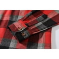 thumbnail image 5 of SSLR Flannel Shirt for Men Long Sleeve Button Down Shirt Plaid Casual Jacket, 5 of 8