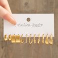 thumbnail image 5 of Gorgeous Vintage Golden C-Shaped Earrings - Perfect for Birthday Parties or Gifts!, 5 of 5