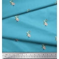 thumbnail image 2 of Soimoi Cotton Duck Fabric Dot,Leaves & Peony Floral Printed Craft Fabric by the Yard 42 Inch Wide, 2 of 3