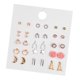 thumbnail image 3 of 15 pares de aretes de forma de flor, estrella, de ánimo, , pendientes, conjunto de joyas para el oído Yuyangstore Aretes colgantes para mujer, 3 of 8