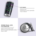 thumbnail image 2 of GZHJMY CatTumbler with Lid & Straw,Reusable Double Wall Stainless Steel Vacuum Insulated Travel Mug, 2 of 7