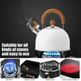 2.5L Whistling Kettle Camping Gas Hob Stainless Steel Gas Kettles With
