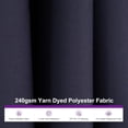 thumbnail image 5 of PURPLE LEAF OUTDOOR 9Ft Patio Umbrella Semi-Auto Round Outdoor Aluminium Market Umbrella Table Umbrella with 1.89In Rod and 8 Sturdy Ribs for Deck Lawn Pool Garden, Navy Blue, 5 of 9