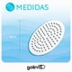 thumbnail image 2 of Regadera De Lluvia Para Ducha 6 Pulgadas Solvex 50015-2, 2 of 4