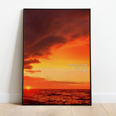 Poster Fred Again Hannah The Sun | Music Print | Techno Print | House Music | Bold | Lyrics | Quote | Trendy Print -UNFRAMED