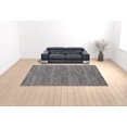 thumbnail image 2 of HomeRoots 514960 10 x 14 ft. Gray Taupe & Ivory Abstract Power Loom Stain Resistant Rectangle Area Rug, 2 of 5