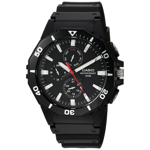 Casio Men's MRW-400H-1AVCF Sports Analog Display Analog Quartz Black Watch