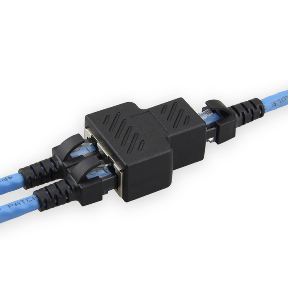 NEW RJ45 LAN Network Y Splitter 3 Ports Connector 1 To 2