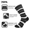 thumbnail image 6 of JSPA Soft Fuzzy Cozy Warming Socks for Cold feet Women,Black+Dark Gray Stripe2,2 Pack,Large, 6 of 6