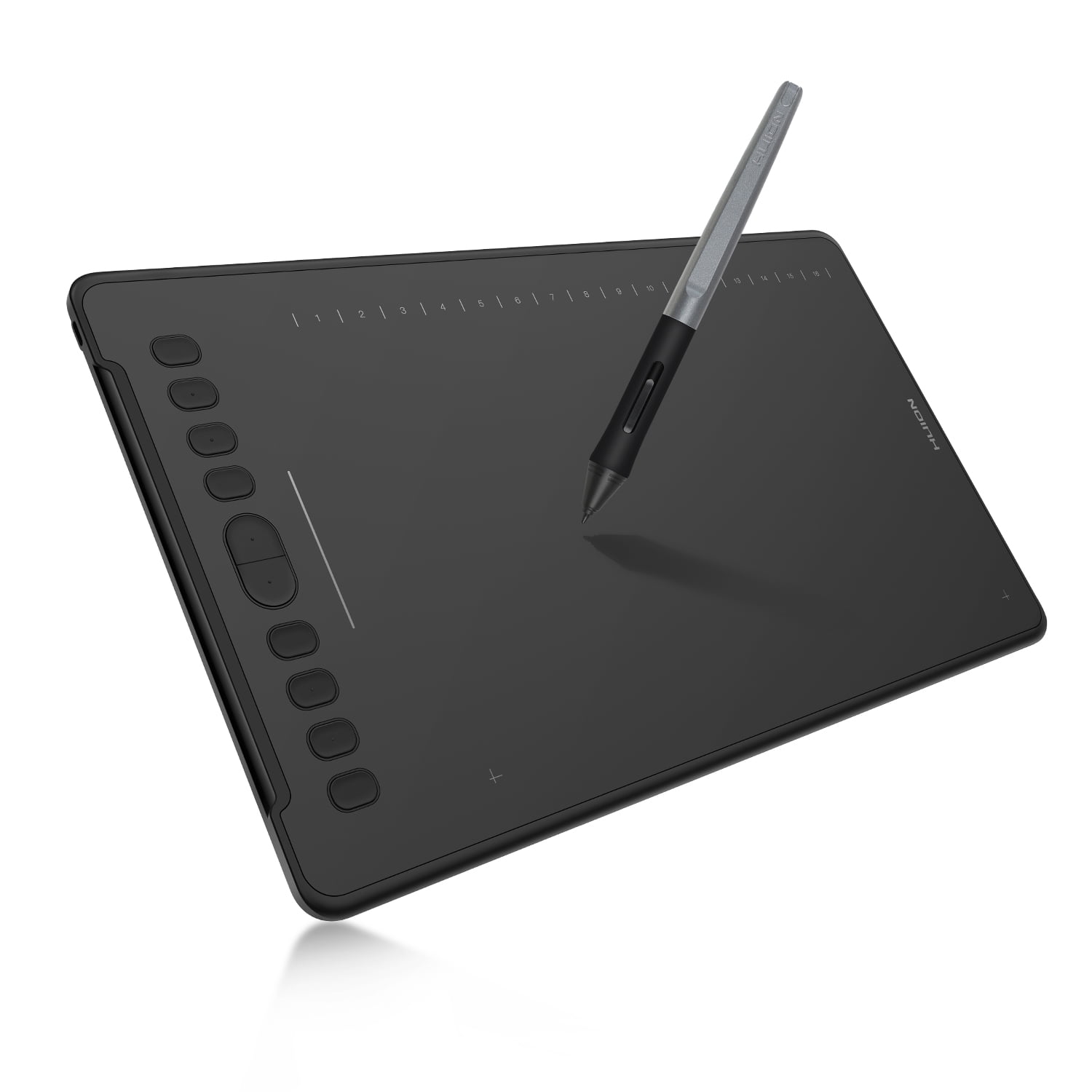 HUION 1060PLUS Portable Drawing Graphics Tablet Pad with 8G Memory Card Rechargeable Digital Pen 
