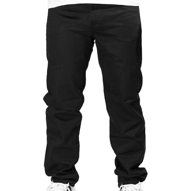 Pantalón De Gabardina Corte Recto De Hombre
