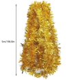 thumbnail image 3 of Christmas Foil Garland Decoration Artificial Christmas Wreath Rattan Wedding Party Decorations 1 Artificial Wreath Cane Clearance!, 3 of 9