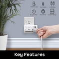 thumbnail image 2 of Enchufe inteligente Wi‑Fi Geeni Switch+Charge con 2 puertos USB, 2 of 8