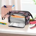 thumbnail image 6 of Nylon Fish Mouth Pencil Case with Large Capacity Zipper Pencil Pouch Pink with Gold Butterfly Pencil Bag Organizers, 6 of 7